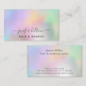 Modernes abstraktes Unterschriftengeschäft Visitenkarte (Vorne/Hinten)