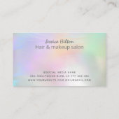 Modernes abstraktes Unterschriftengeschäft Visitenkarte (Rückseite)