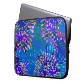 Modernes Abstraktes Unterwasser-Ferns Laptop-Sieb Laptopschutzhülle (Vorderseite Links)