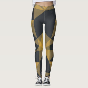 Modernes, abstraktes, urbanes geometrisches Dreiec Leggings