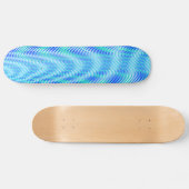 Modernes Abstraktes Wasser Sommer Psychedelic Trip Skateboard (Horizontal)