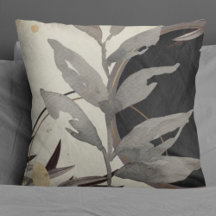 Modernes Abstraktes Watercolor Schwarz