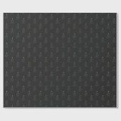 Modernes Abstraktes Weihnachtsbaum Black Holiday G Geschenkpapier (Flach)