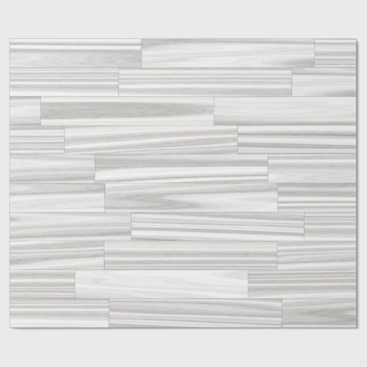 Modernes abstraktes weißes graues hölzernes geschenkpapier (Flach)