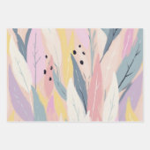 Modernes Abstraktes Wrapping Paper Flat Sheet Set  Geschenkpapier Set (Vorderseite)