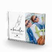 Modernes Abuela Zitat halten für Sake Fotoblock (Rechts)