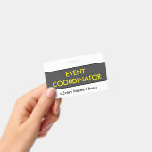 Modernes Abzeichen "EVENT COORDINATOR" Ausweis (Handheld)