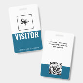 Modernes Abzeichen für benutzerdefinierte ID-Logos Ausweis (Vorder- & Rückseite)