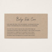 Modernes Abzeichen für das kraftpapierige Logo (Vorderseite)