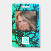 Modernes Abzeichen für die grünen und blauen Rusti Ausweis (Rückseite)