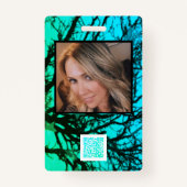 Modernes Abzeichen für die grünen und blauen Rusti Ausweis (Rückseite)