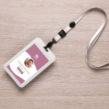 Modernes Abzeichen Minimalistischer Mitarbeiter