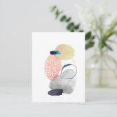 Modernes Acryldesign Postkarte (Stehend Vorderseite)