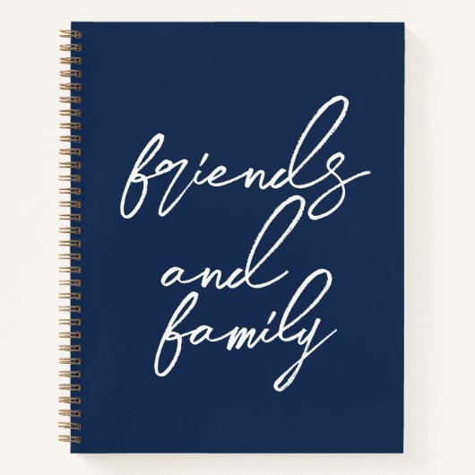 Modernes Adressbuch-Ruled-Notebook Notizblock (Vorderseite)