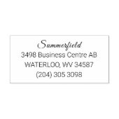 Modernes Adressdatenbüro Permastempel (Design)