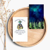 Modernes Adventure Travel Globe Baby Dusche Winzer Begleitkarte