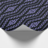 Modernes afrikanisches ethnisches Muster Geschenkpapier (Ecke)