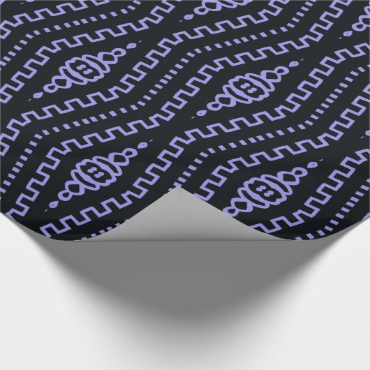 Modernes afrikanisches ethnisches Muster Geschenkpapier (Ecke)