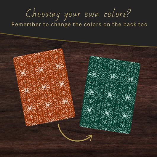 Modernes afrikanisches Muster - Luxus Save the Dat Folieneinladung