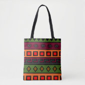 modernes afrikanisches Muster Tasche (Vorderseite)