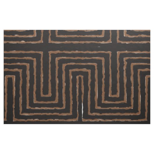 Modernes afrikanisches Musterdesign Stoff (Fat Quarter (45,7 x 55,9 cm))