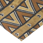 Modernes afrikanisches Schmuckmuster Kurzer Tischläufer (Ecke)