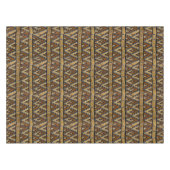 Modernes afrikanisches Schmuckmuster Tischdecke (Vorderseite (Horizontal))