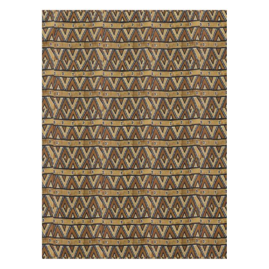 Modernes afrikanisches Schmuckmuster Tischdecke (Vorderseite)