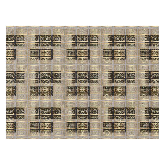 Modernes afroamerikanisches Abstraktdesign Tischdecke (Vorderseite (Horizontal))