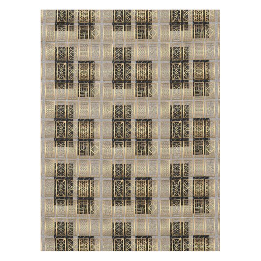 Modernes afroamerikanisches Abstraktdesign Tischdecke (Vorderseite)