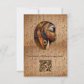 Modernes ägyptisches, islamisches, arabisches und dankeskarte (Rückseite)