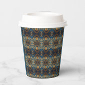 Modernes ägyptisches, islamisches, arabisches und pappbecher (Rückseite)