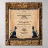 Modernes ägyptisches, islamisches, arabisches und  poster (Vorne)