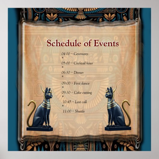 Modernes ägyptisches, islamisches, arabisches und  poster (Vorne)