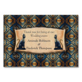 Modernes ägyptisches, islamisches, arabisches und  tischnummer (Rückseite)