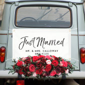 Modernes Alleinverheiratetes Auto Banner