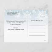 Modernes Alles ist fein Weihnachten 3 Foto (Rückseite)