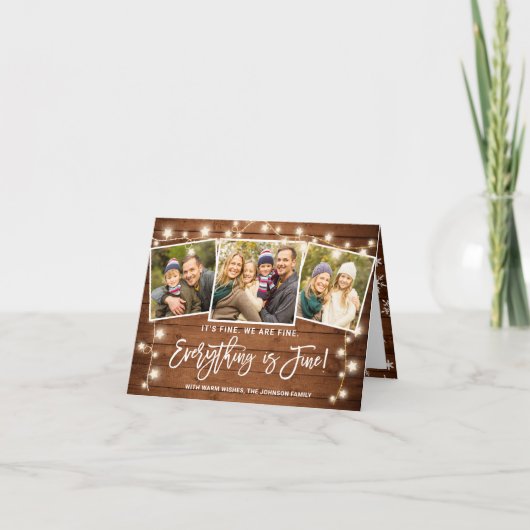 Modernes Alles ist fein Weihnachten 3 Foto (Vorderseite)