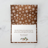 Modernes Alles ist fein Weihnachten 3 Foto (Innenseite)