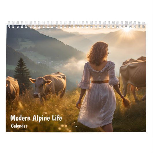 Modernes Alpenleben – Kalender (Titelbild)