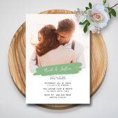 Modernes Alter & Pinselstrich: Personalisierte Hoc Einladung