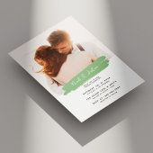 Modernes Alter & Pinselstrich: Personalisierte Hoc Einladung