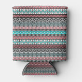 Modernes amerikanisches Stammesmuster Dosenkühler (Vorderseite)