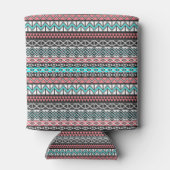 Modernes amerikanisches Stammesmuster Dosenkühler (Rückseite)