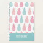 Modernes Ananas-Monogramm Planer (Vorderseite)