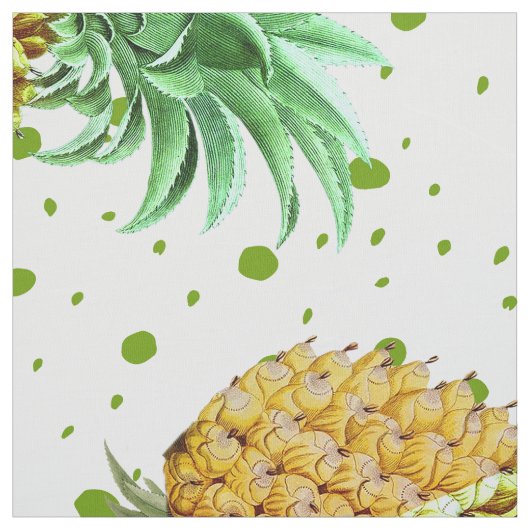 Modernes Ananas-Muster Stoff (Muster)