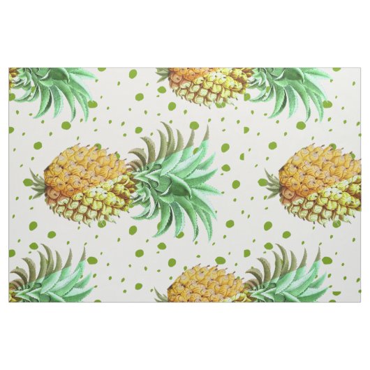 Modernes Ananas-Muster Stoff (Fat Quarter (45,7 x 55,9 cm))