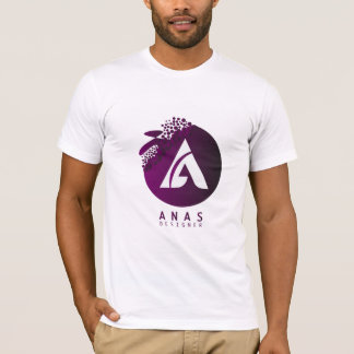 Modernes ANAS-Logo Grafik T-Shirt für Herren