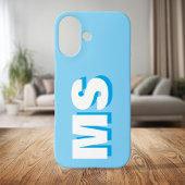 Modernes Anfangsmonogramm Case-Mate iPhone Hülle