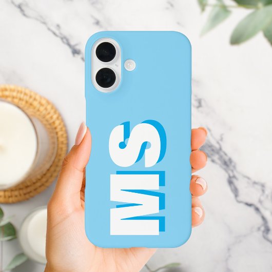 Modernes Anfangsmonogramm Case-Mate iPhone Hülle